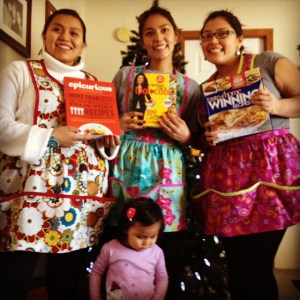 With Thalia, Robyn and Angela